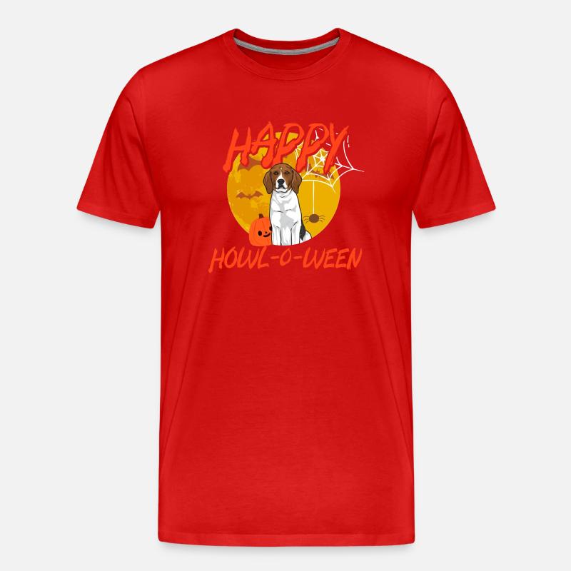 Treeing Walker Coonhound - Männer Premium Bio T-Shirt - Rot