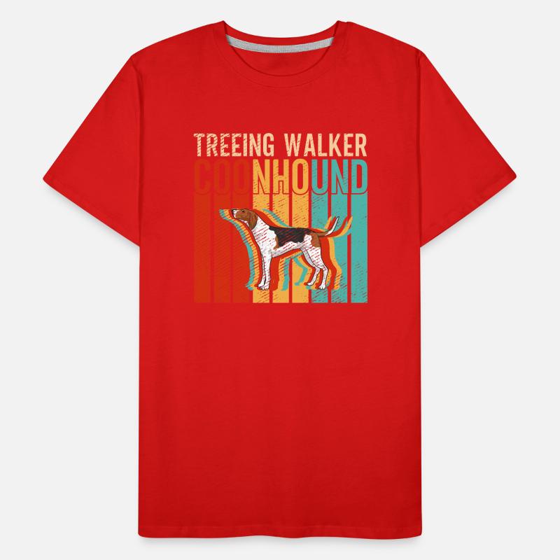 Treeing Walker Coonhound Männer Premium Bio T-Shirt
