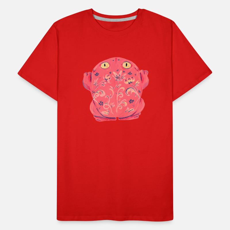 Frosch Kröte Lachs Männer Premium Bio T-Shirt