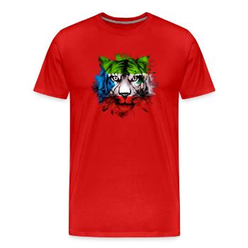 Equatorial Guinea - Men's Premium Organic T-Shirt - red - Front - Damien (186cm)