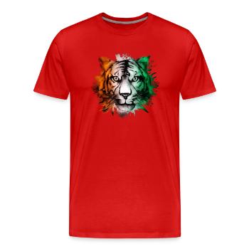 Côte d’Ivoire - T-shirt bio Premium Homme - rouge - Devant - Damien (186cm)