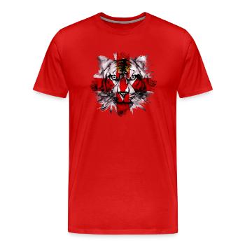 Northern Ireland - Men's Premium Organic T-Shirt - red - Front - Damien (186cm)