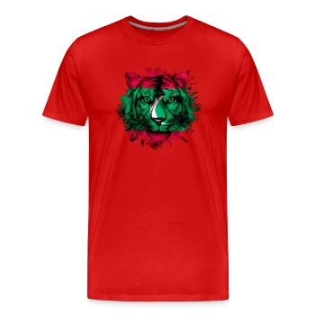 Maldives - Men's Premium Organic T-Shirt - red - Front - Damien (186cm)