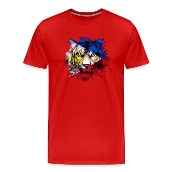Philippines - T-shirt bio Premium Homme - rouge - Devant - Damien (186cm)