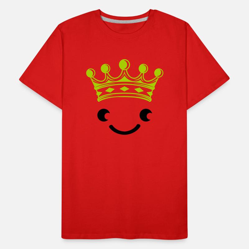 Visage de roi T-shirt bio Premium Homme