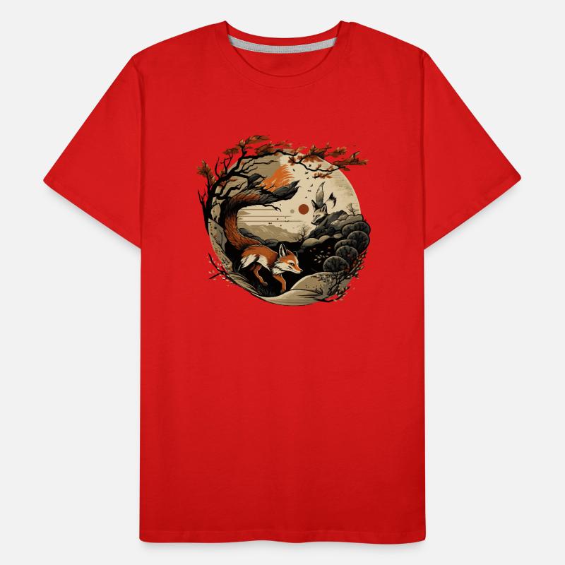 fox 6 T-shirt bio Premium Homme