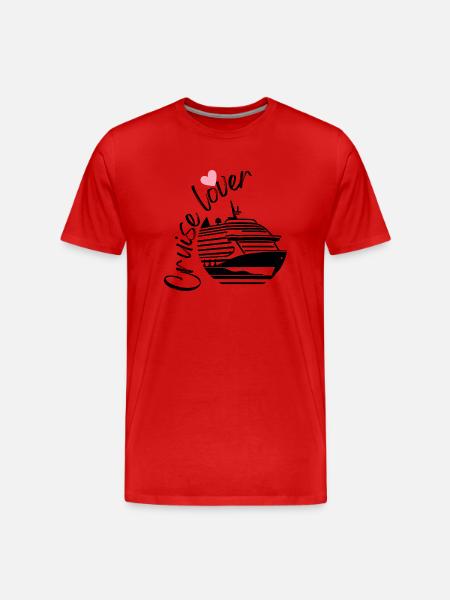 Cruise lover - Männer Premium Bio T-Shirt - Rot