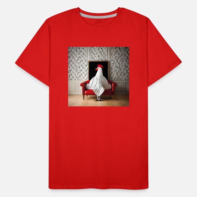 kingchicken Männer Premium Bio T-Shirt