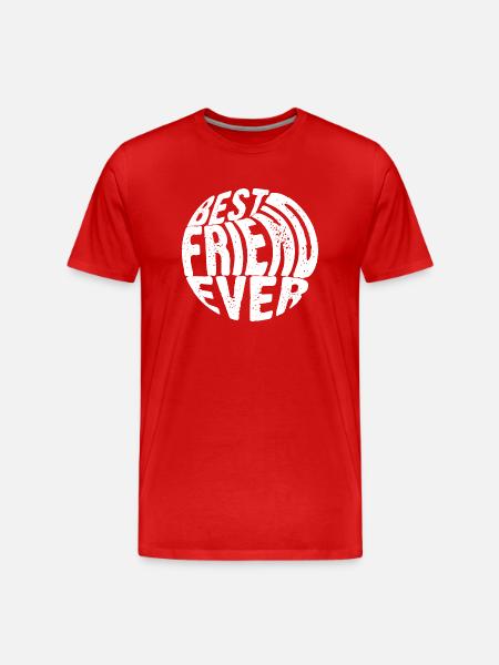 Best friend ever. - Men's Premium Organic T-Shirt - red