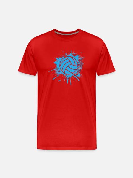 Ballsport - Männer Premium Bio T-Shirt - Rot