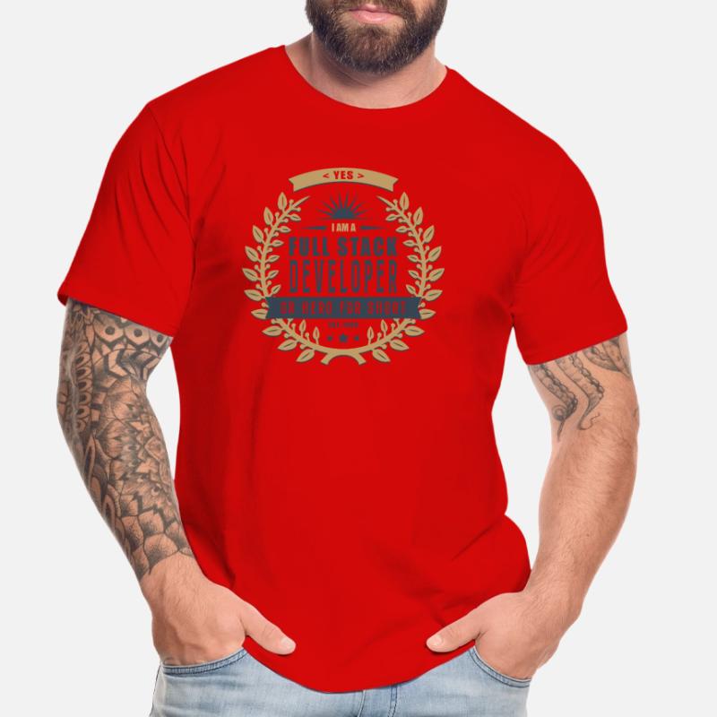 Full Stack Developer dark Men's Premium Organic T-Shirt