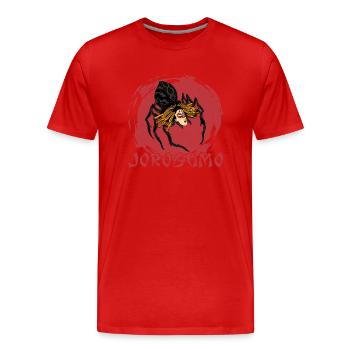 Japanische Kultur Jorogumo Spinne Frau Japan - Männer Premium Bio T-Shirt - Rot - Vorne - Damien (186cm)