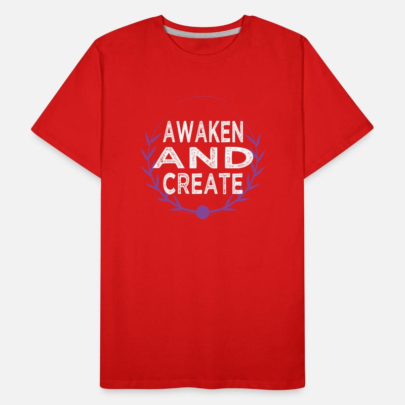 technological innovation enlightenment gift idea Men's Premium Organic T-Shirt