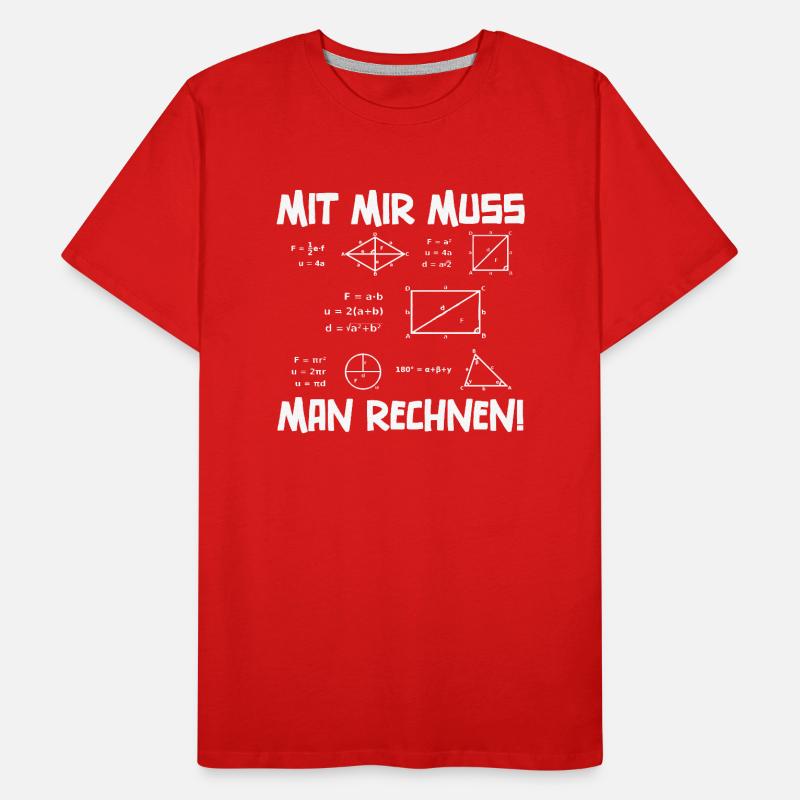 Professeur de mathématiques T-shirt bio Premium Homme