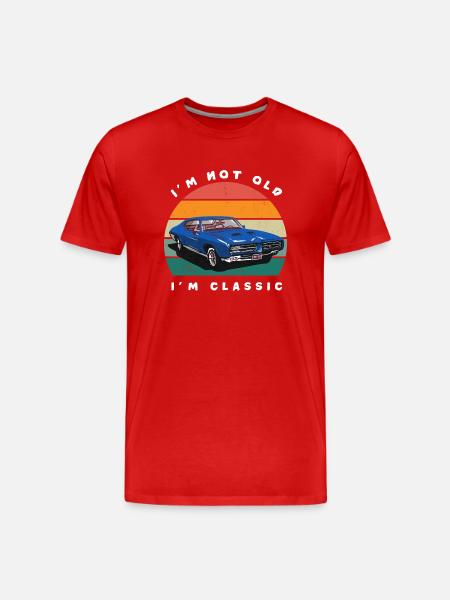 I'm Not Old I'm Classic - Men's Premium Organic T-Shirt - red