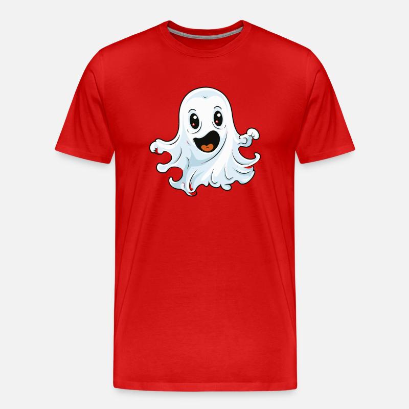Ghost Comic - Men's Premium Organic T-Shirt - red