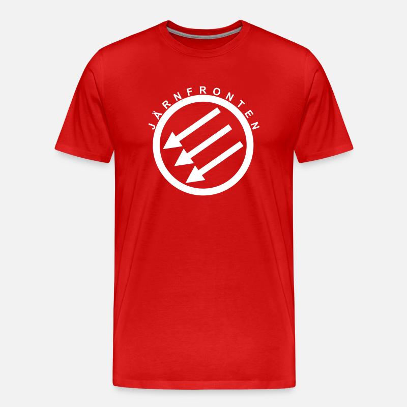Järnfronten / Eiserne Front / Iron Front - Men's Premium Organic T-Shirt - red