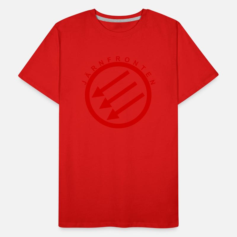 Järnfronten / Eiserne Front / Iron Front Männer Premium Bio T-Shirt