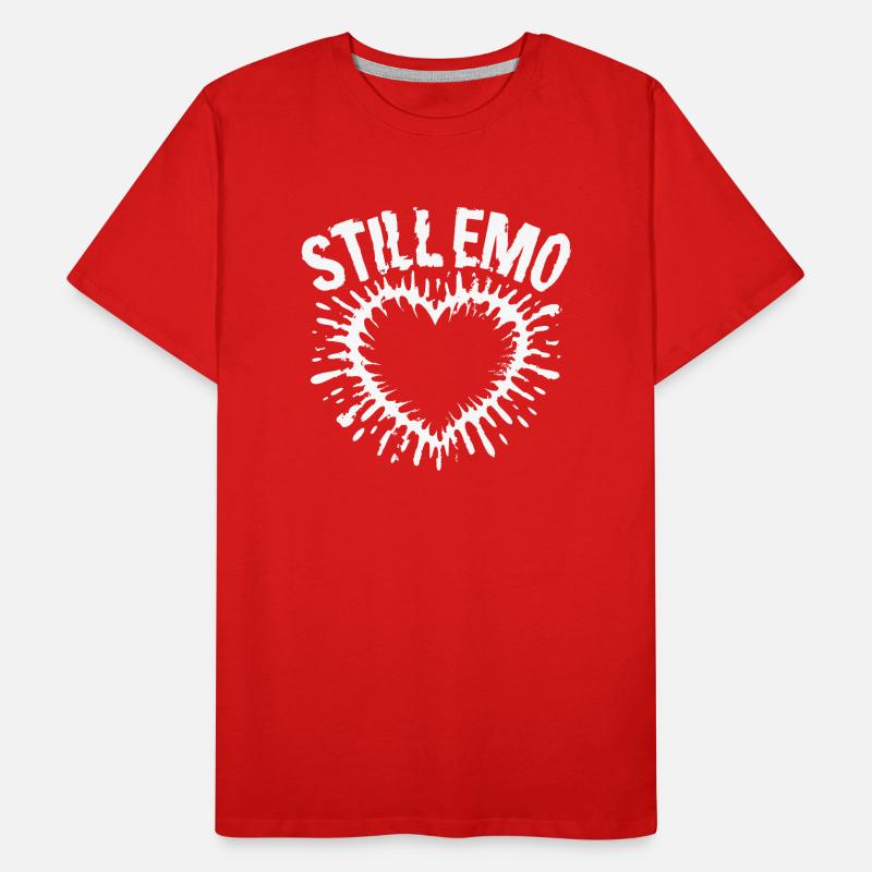 Toujours emo ! Esthétique alternative gothique emo T-shirt bio Premium Homme