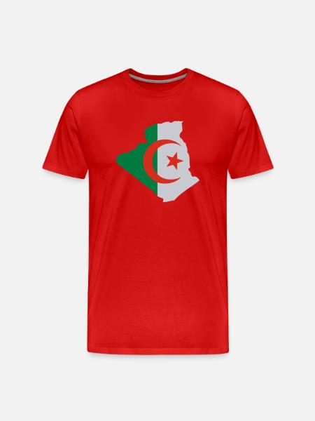 Algérie - T-shirt bio Premium Homme - rouge