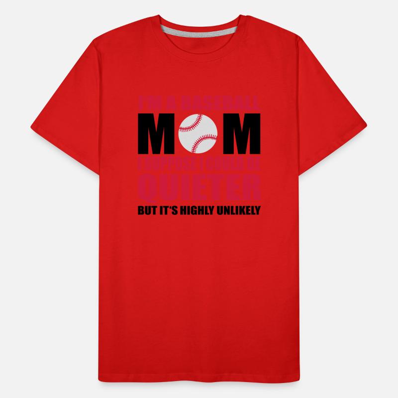 Baseball mom Männer Premium Bio T-Shirt