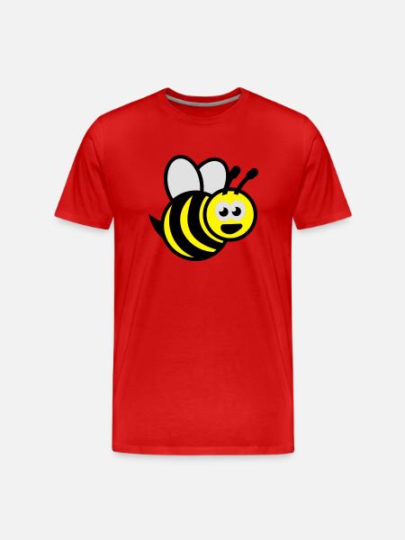 hummel__f3 - Männer Premium Bio T-Shirt - Rot