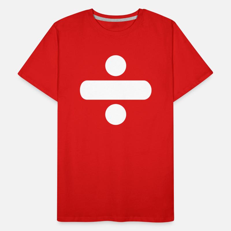Shared icon math Men's Premium Organic T-Shirt