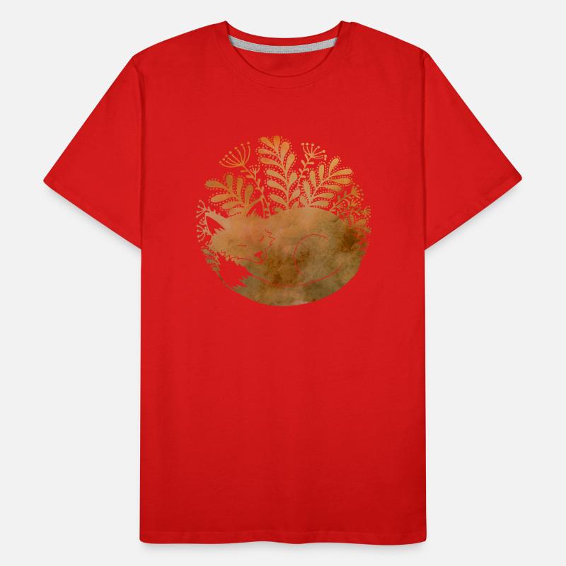 Lis - Fox Men's Premium Organic T-Shirt