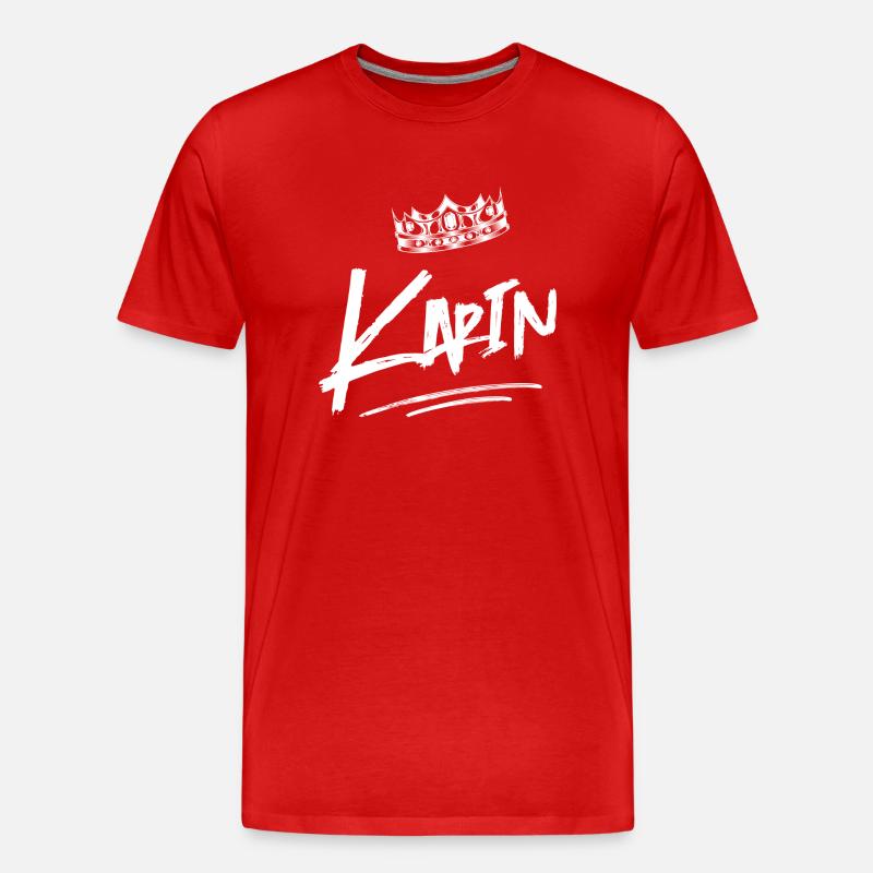 Karin - Männer Premium Bio T-Shirt - Rot