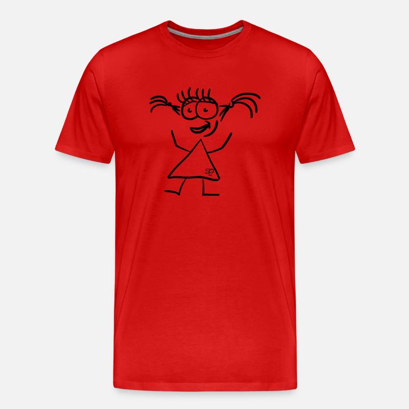 Die kleinste Größte - Männer Premium Bio T-Shirt - Rot