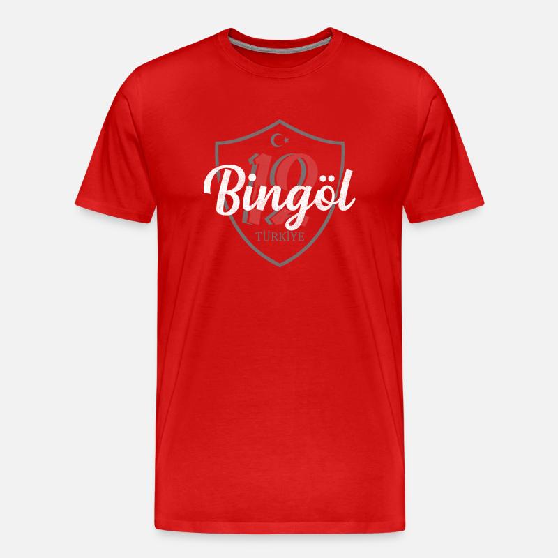 Bingöl - Männer Premium Bio T-Shirt - Rot