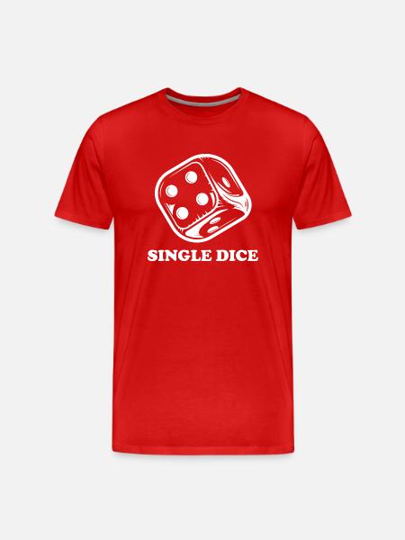 Boardgame Chess Backgammon Game Night - Men's Premium Organic T-Shirt - red