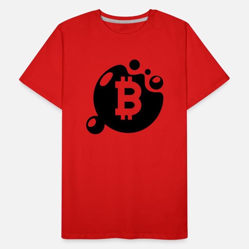 Crypto Bitcoin Trading Männer Premium Bio T-Shirt