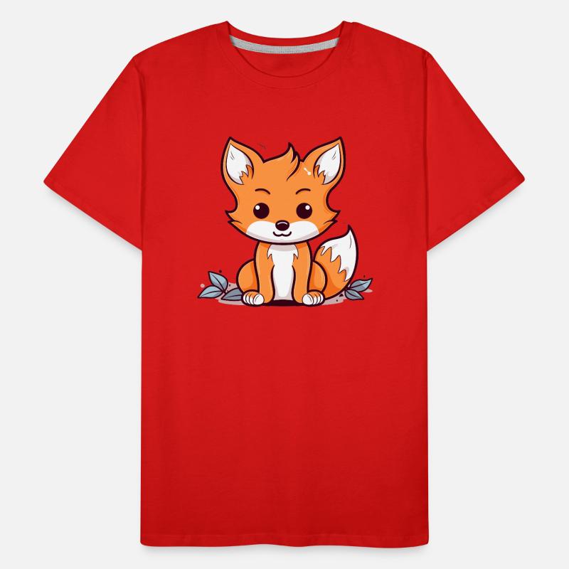 Fuchs Männer Premium Bio T-Shirt