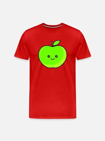 pomme - T-shirt bio Premium Homme - rouge