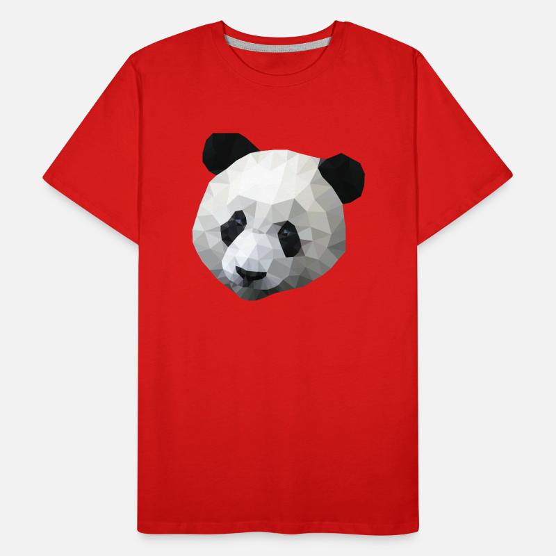 Panda polygone T-shirt bio Premium Homme