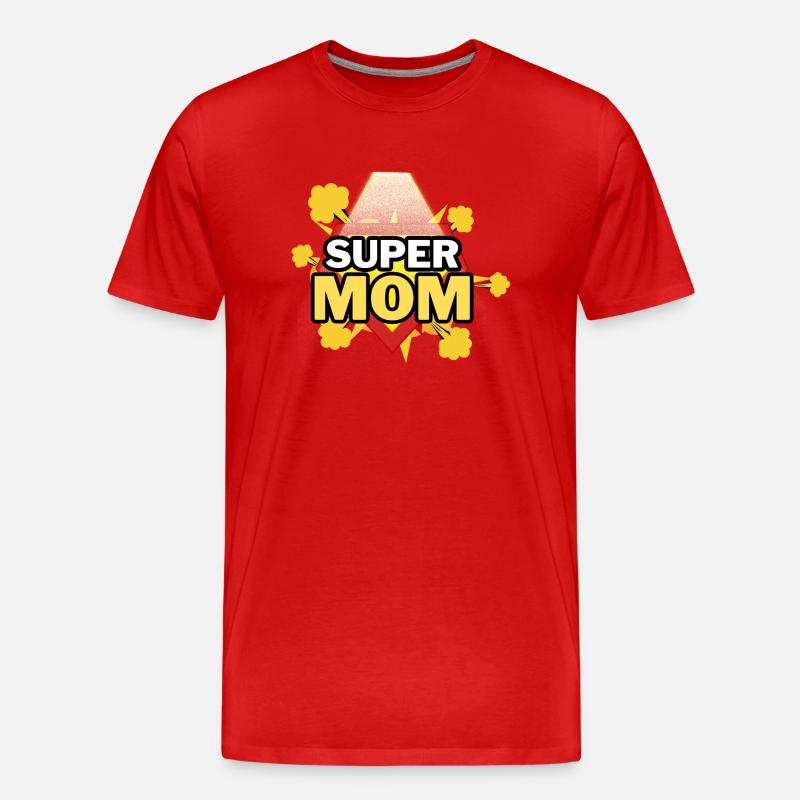 Die beste Mutter aller Zeiten - Männer Premium Bio T-Shirt - Rot