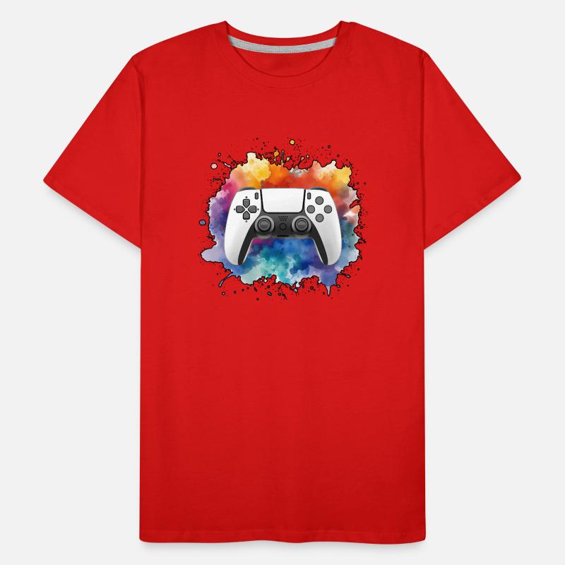 Controller art attack - Mix 02 Men's Premium Organic T-Shirt