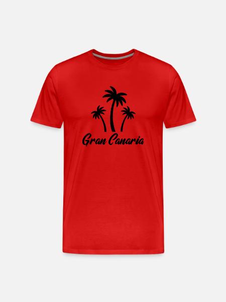 Gran Canaria - Men's Premium Organic T-Shirt - red