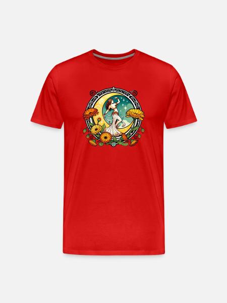 Danseuse orientale - T-shirt bio Premium Homme - rouge