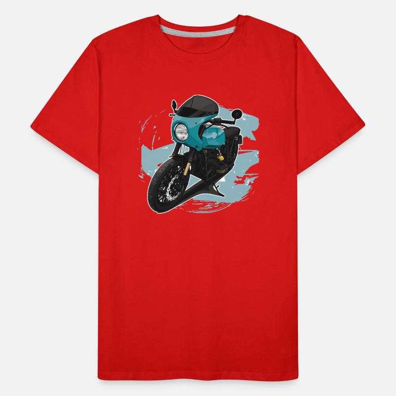 Bobber // Custom // Motorcycle Men's Premium Organic T-Shirt
