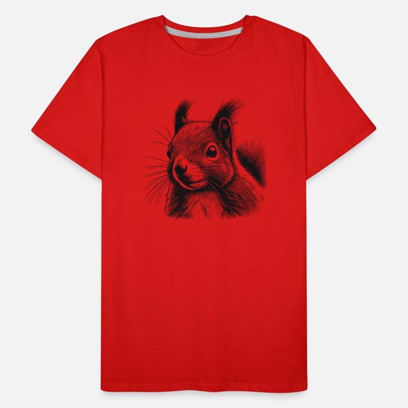 Squirrel Men's Premium Organic T-Shirt