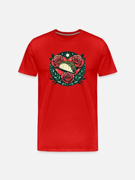 Taco Lovers Taco Tuesday - Men's Premium Organic T-Shirt - red