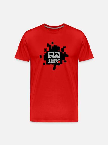 Rauschwaren Komplettlogo - Männer Premium Bio T-Shirt - Rot