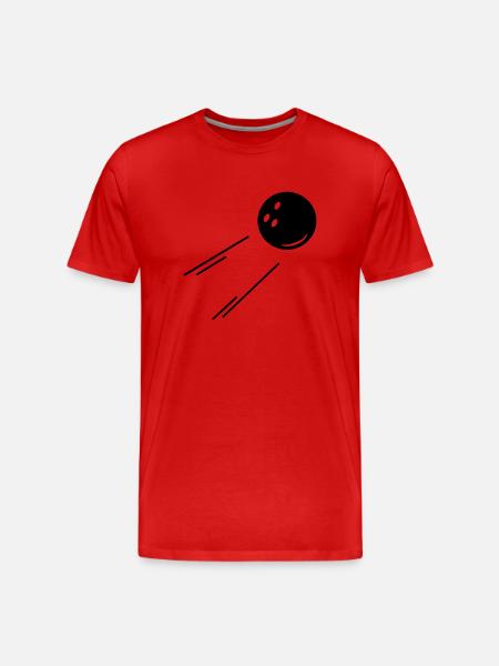 bolwing kugel (1c) - Men's Premium Organic T-Shirt - red