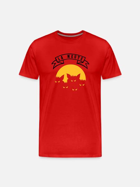 die Packung - Männer Premium Bio T-Shirt - Rot