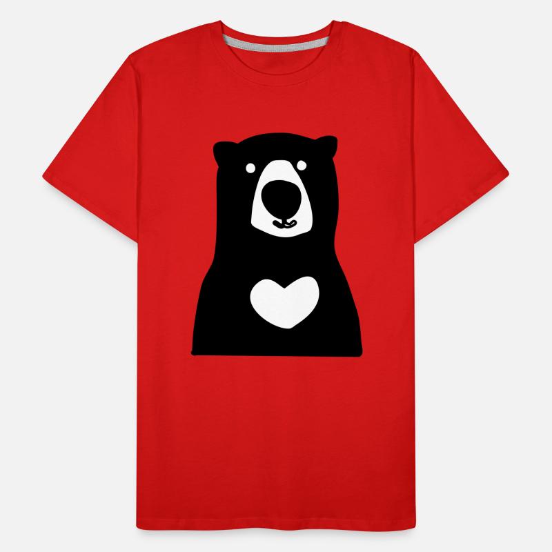 Bär Männer Premium Bio T-Shirt
