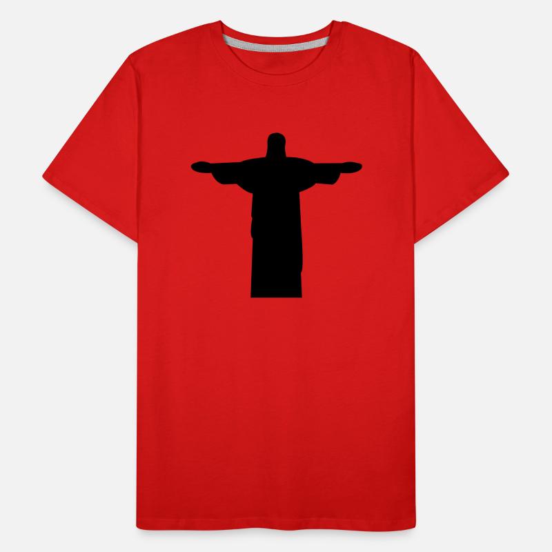 jesus_statue T-shirt bio Premium Homme