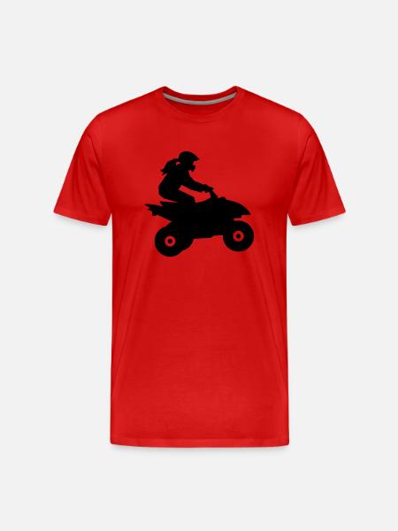 Quad - Men's Premium Organic T-Shirt - red