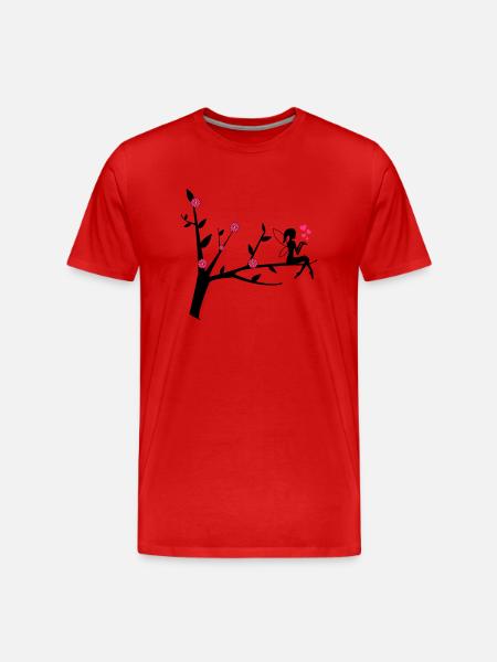 elfe_002 - T-shirt bio Premium Homme - rouge
